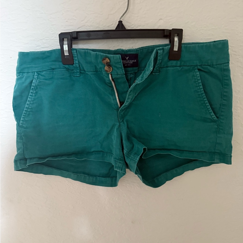 American Eagle Outfitters Teal Women Shorts